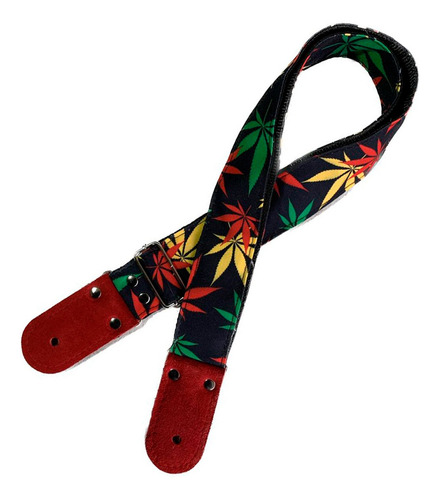 Strap Kidam Hierba - Thalí Para Guitarra O Bajo Color Multicolor