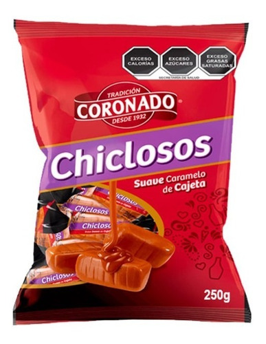 Coronado Chicloso Caramelo Suave De Cajeta 250g