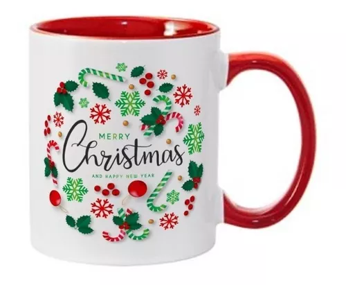 Taza Navideña Merry Christmas Regalo Original