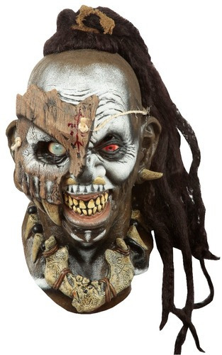Máscara De Látex Voodoo Houngan Caníbal Vudú Halloween