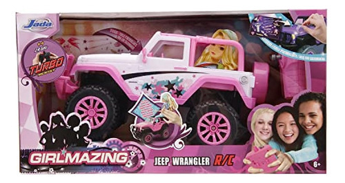 Jada Toys - Girlmazing 1:16 Scale Rc Jeep, Exclusivo Star De