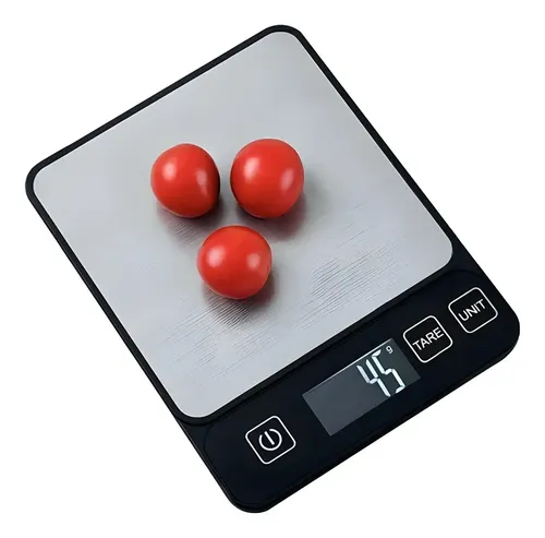 Báscula De Cocina De Precisión 10 Kg Negro 10 Kg