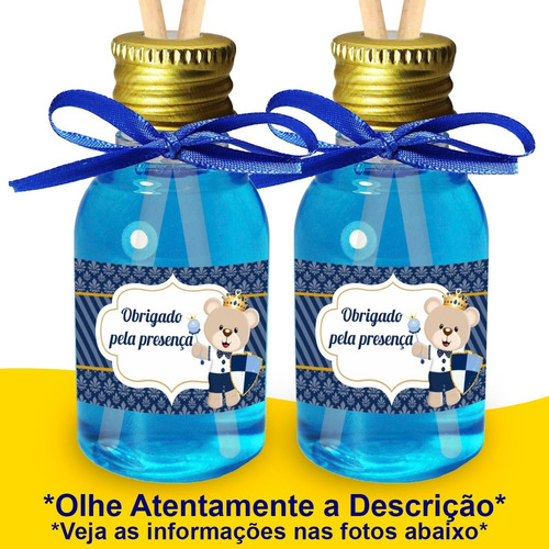 Imagem 1 de 7 de 50 Mini Aromatizador Ursinha Princesa Ou Ursinho Príncipe