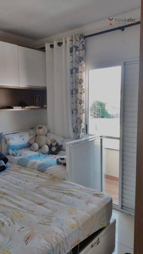 Cobertura Com 2 Dormitórios À Venda, 63 M² Por R$ 425.000,00 - Vila Humaitá - Santo André/sp - Co0969