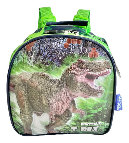 Lancheira Térmica Infantil Escolar Meninos Dinossauro Rex 