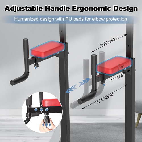Power Tower Pull Up Dip Station Equipo De Entrenamiento...