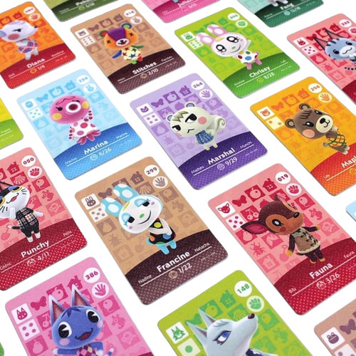 Tarjeta Amiibo Animal Crossing Pack 10 Tarjetas