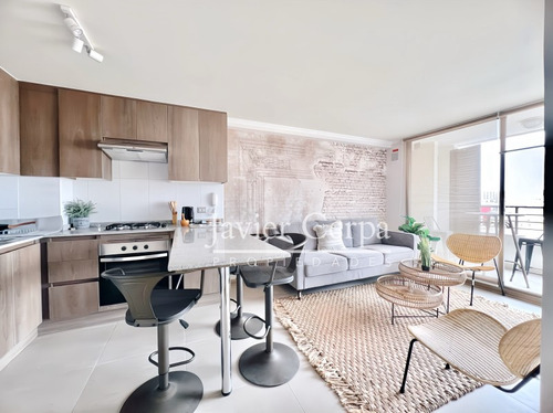 Comodo Depto Amoblado, Condominio Sector Norte