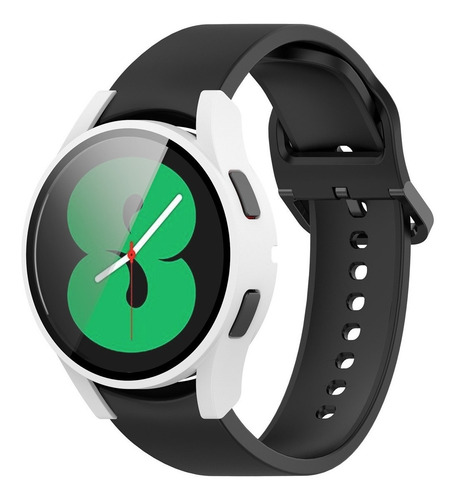 Case Capa 3d Película Vidro Para Samsung Galaxy Watch 4 44mm