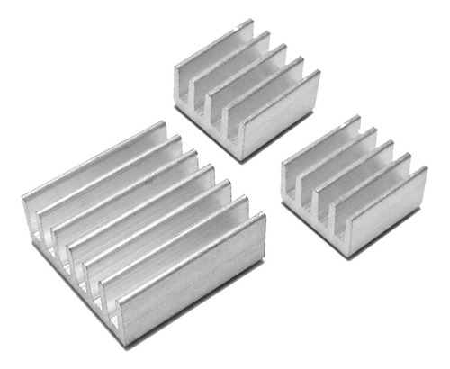 Pack 15 Disipador Aluminio Adhesivo Para Raspberry [ Max ]