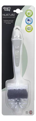 Cepillo Para Mamaderas Biberones Y Tetinas Vital Baby Deluxe