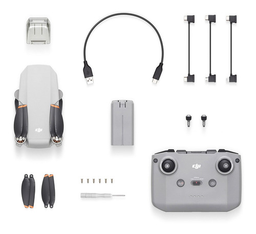 Imagen 7 de 9 de Mini drone DJI Mavic Mini 2 DRDJI017 Single con cámara 4K light gray 1 batería