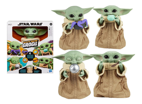 4 Accesorios Interactiv Galactic Snackin Grogu Interactivo 4 Accesorios Interactiv Galactic Snackin Grogu Interactivo