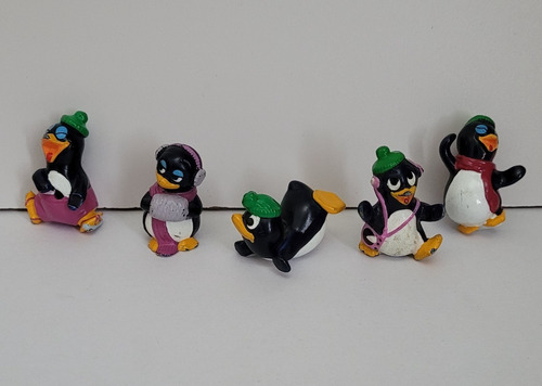 Personajes Coleccion Pingui Pandilla 1992 Kinder Miniaturas