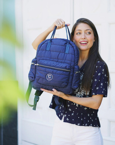 Mochila Urbana Maternal Termica Impermeable Celsius Dubai Color Azul