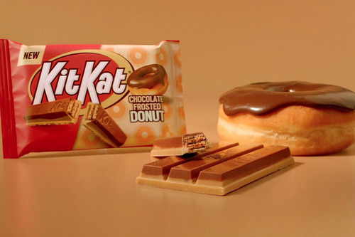 3-pack Kit Kat Sabor Dona Chocolate Frosted Donut 42g Import