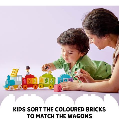 Juguete Lego Duplo My First Number Train Con Ladrillos Para