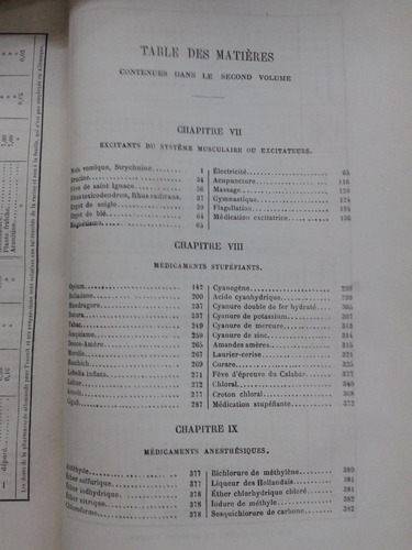 Imagen 4 de 9 de Traite De Therapeutique Et De Matiere Medicale 1887 2 Tomos