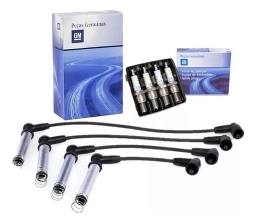 Kit Velas E Cabos De Velas Spin Cobalt 1.8 8v 2017 A 2019 Gm