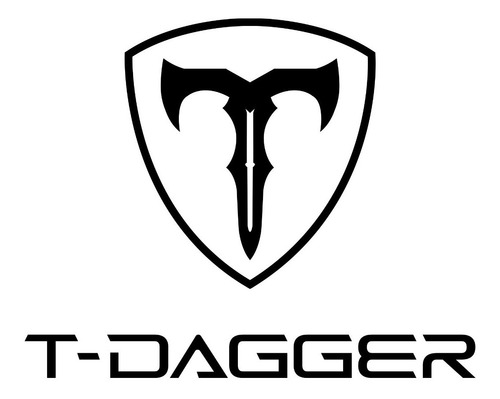 Teclado gamer T-Dagger Arena T-TGK321 QWERTY T-Dagger Brown inglés US color negro con luz rainbow