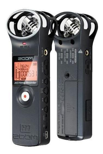 Gravador Digital De Áudio Zoom H1 Handy Recorder Preto