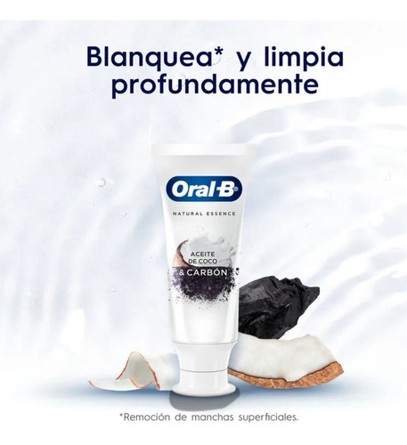Pasta Dental Oral-b Natural Essence Herbal Mint Con Aceite D