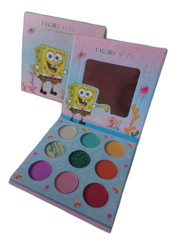 Paleta De Sombra Bob Esponja 9 Colores 