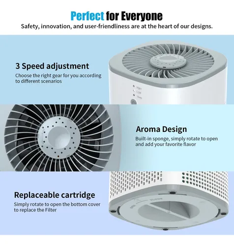 Purificadores De Aire Para El Dormitorio, Filtro Hepa Verdad