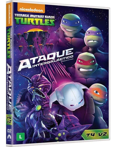 Dvd Teenage Mutant Ninja Turtles - Ataque Intergaláctico