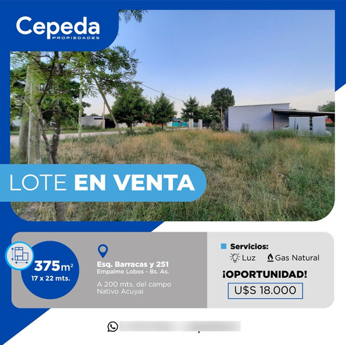 Lote En Venta Empalme Lobos