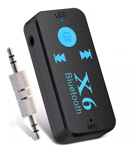 Receptor De Audio Bluetooth X6 Soporta Memoria Micro Sd Aux