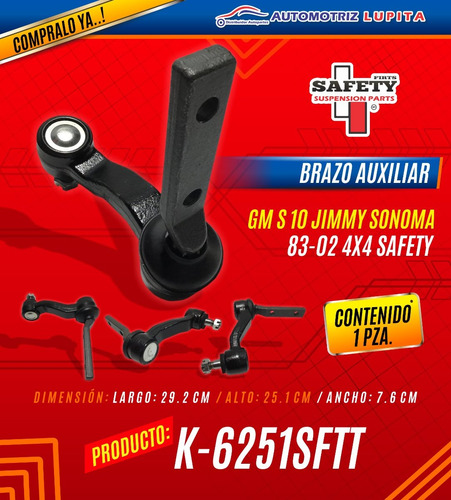 Brazo Auxiliar Toyota 4runner Pick Up 86-95 Hilux 04-05 4x4