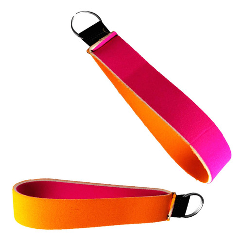 2x Pulsera De Neopreno Llavero Correa De Muñeca Banda