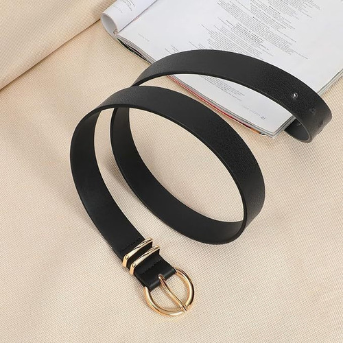 2 Pcs Cinturón De La Mujer Para Jeans Vestido,moda Hebilla