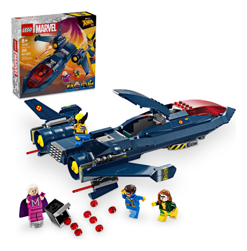 Lego Marvel X-men 76281 X-jet Kit De Construcción