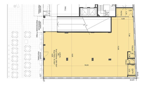 Imagen 13 de 13 de Local De 200 M2 En Venta Con Renta En Villa Urquiza Centro Comercial - Apto Gastronomía