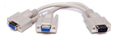 Cable Divisor Vga Full Hd 1080p De 1 Pie (cable Vga Y) Para 