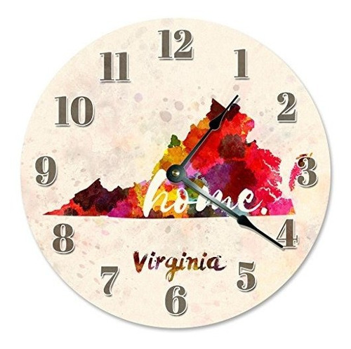 Reloj De Pared - Vine Azúcar Art 10.5  Virginia Estatal De L