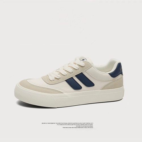 Zapatos Estilo Hong Kong Student Board Para Hombre, Zapatos Blancos Pequeños