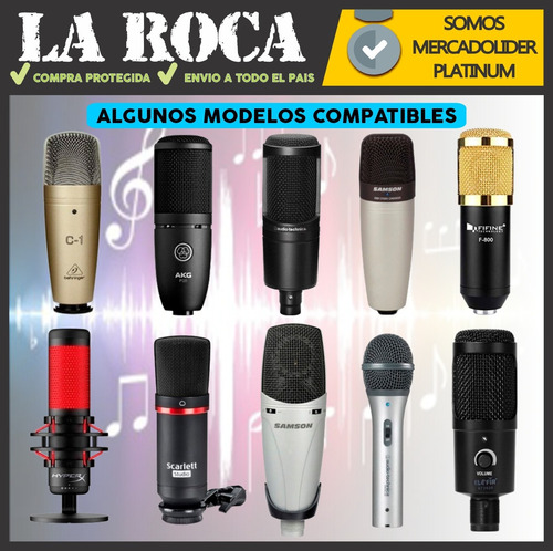 Imagen 4 de 10 de Combo Brazo Articulado + Filtro Anti Pop Locucion - Envio