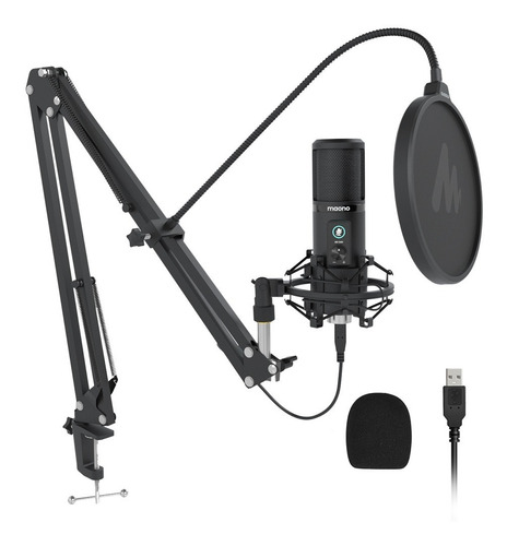 Micrófono Usb Maono Pm421 Podcast Condensador Profesional