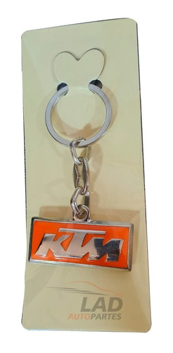 Llavero De Metal Para Moto Ktm