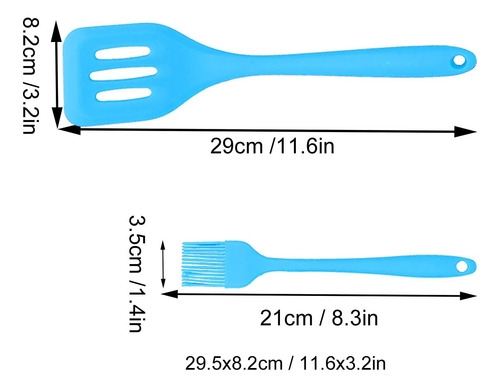 Juego De 5 Utensilios De Cocina De Silicona