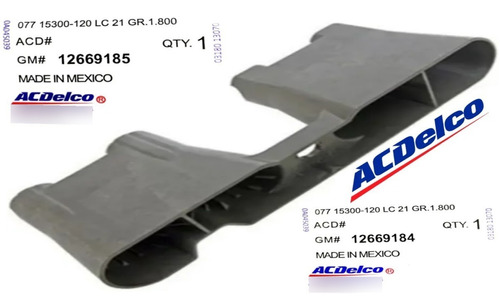 Guia Porta Taquetes Tahoe Avalanche Silverado 5.3 V8 Lh Rh