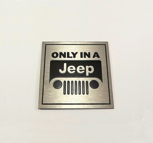 Mini Emblema Jeep - Willys Cherokee Renegade Wrangler Aço