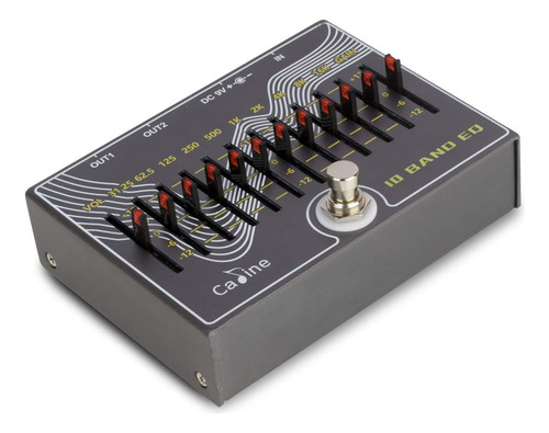 Caline Cp-81 10 Band Eq Guitar Effect Pedal V3.0, Use 9v ...