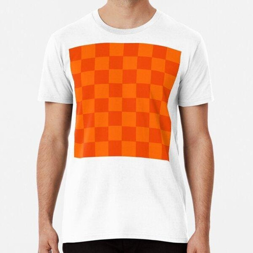 Remera Orange Chex 2 Algodon Premium 