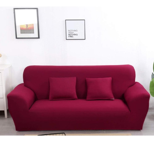 Funda Protector Para Sillón Sofá 3 Cuerpos Elásticada Lisa