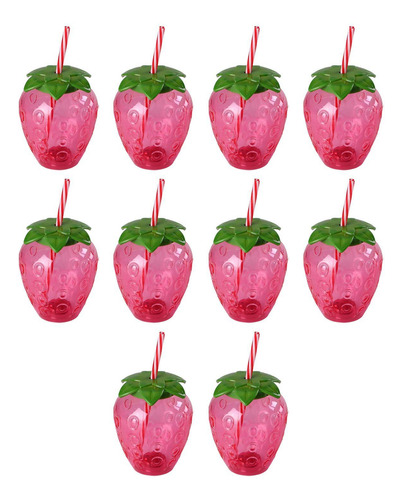 10 Piezas Taza Para Beber Frutas Botellas De Agua De Dibujos