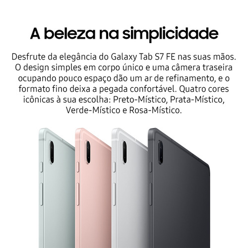 Tablet Galaxy S7 Fe 4g 128gb 12,4 Com S Pen Prata Samsung - Excelente (Recondicionado)
